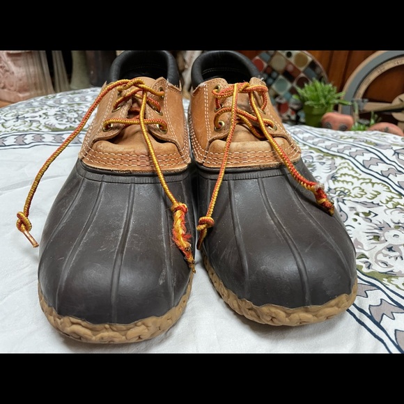 Ll bean boots leather mens 10 rain shoes duck - Picture 4 of 8
